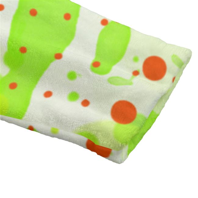 Preview: Bunter Bademantel Lani  aus Flanell – flauschig & farbenfroh, Größen S–2XL